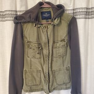 American Eagle Army Green Jacket-Large